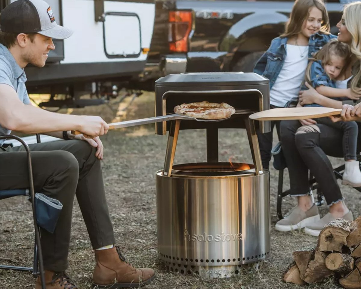 Solo Stove's Fire Pi turns open fire pits into wood-fired pizzerias