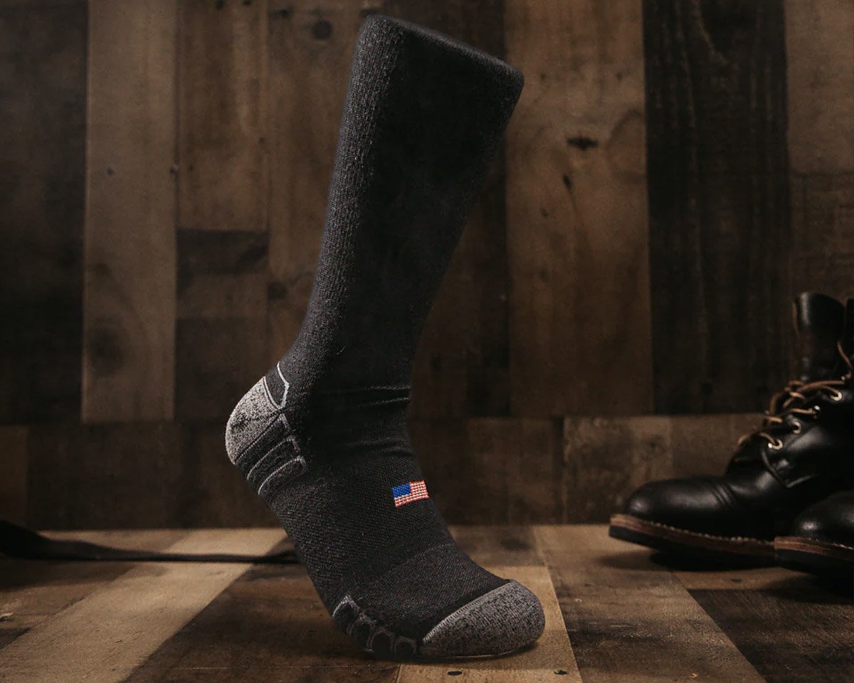 Camel City Mill's Merino Wool Socks Help Prevent Sweaty Boot Feet