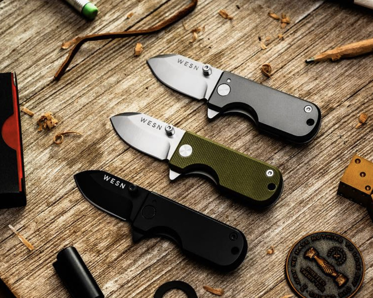 The WESN Microblade Keychain Pocket Knife